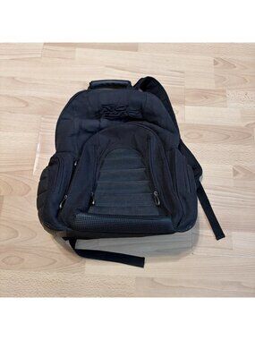 No Fear Commuter Motorcycle Black Backpack  Shield